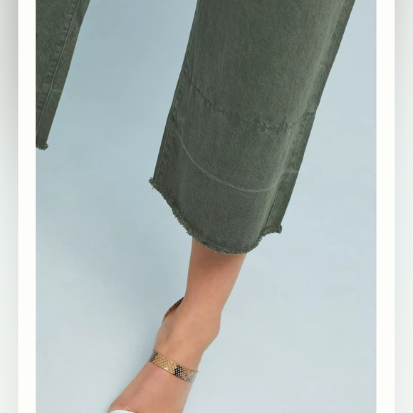 DL1961 by Anthropologie Hepburn Ultra High-Rise Cropped Wide-Leg Jeans - Picture 3 of 16